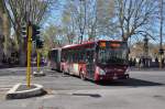 ATAC, Roma. Irisbus Citelis 18 (Nr.483) in Lungotevere Sanzio / Filipperi. (6.4.2015)
