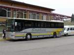 (B 1249) Ein Mercedes Bus der Firma Stephany wartet auf die Fahrgste vor dem Bahnhof in Troisvierges. 23.04.08
