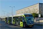 (SL 3410) VanHool ExquiCity 24 Bus, der erste von 5 ausgelieferten Busse, des Busunternehmens Sales Lentz, im Einsatz seit anfang November, gesehen in den Sraen der Stadt Luxemburg.