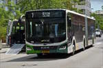 ST 4656 MAN Lion’s City Efficient Hybrid, vom Tice ist am 07.07.2020 in Belval Université unterwegs.