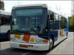 (KJ 5516) Dieser DAB Hybrid Bus (BJ 1996) wird von der Stadt Luxemburg als City Bus eingesetzt.