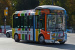 SL 3365, Gruau Microbus des VDL, aufgenommen in den Straen der Oberstadt von Luxemburg.