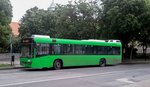 Volvo 7700. Solche Busse wurden vom lokalen Gesellschaftsverkehrsunternehmen im Jahre 2015, als Gebrauchtwagen aus der Niederlande gekauft. Vorheriger Besitzer: Veolia. Foto: 08.05.2016