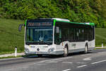 30.04.2024: N-Bus Wagen 87 als Betriebsfahrt Richtung Abstellplatz in Breitenfurt