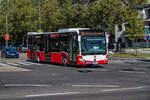 25.9.2023: Seit einigen Monaten ist der letzte eCitaro der ersten Lieferung in Wien eingetroffen. Somit sind die Dieselbusse auf den Linien 71A und 71B geschichte. Hier fährt Wiener Linien Wagen 8163 als einer der letzten Dieselbusse auf der Linie 71A