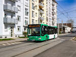 Graz. Wagen 118 der Graz Linien ist hier am 26.03.2024 als Linie 1/6 in der Laudongasse zu sehen.