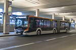 MAN New Lions City der Linz Linien (Bus 134, L-117 UN) als Linie 45 an der Haltestelle Linz Hauptbahnhof.