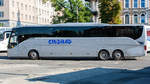 Ein Setra S517HD von 'SINDBAD eurobus' mit der Wagennummer 319 in Opole Główne (Hauptbahnhof). Auch interessant ist, dass dort die Ergänzung 'eurobus' fehlt. | Juli 2018