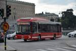 EJL 607 auf der Linie 62 unterwegs. Aufgenommen am 16.09.2014 MAN Lion's City Hybrid in Stockholm.