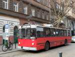 Die letzte Tage des Typs ZIU-9 in Budapest, bei BKV (Sie haben 37 Jahre lang in Budapest verkehrt). 938 an der Linie 78 bei der Haltestelle Opera. 