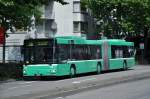 MAN Bus 774 auf der Linie 36 kurz vor der Haltestelle Badischer Bahnhof. Die Aufnahme stammt vom 04.07.2014.