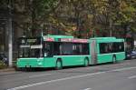 MAN Bus 757 auf der Linie 36 fährt zur Haltestelle Badischer Bahnhof. Die Aufnahme stammt vom 19.09.2014.