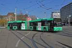 MAN Bus 756 auf der Linie 30 fährt zur Endstation am Bahnhof SBB. Die Aufnahme stammt vom 13.03.2015.