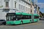 MAN Bus 780 auf der Linie 31 fährt zur Haltestelle Wettsteinplatz. Die Aufnahme stammt vom 18.04.2015.