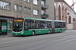 Mercedes Citaro 7017, auf der Linie 36, bedient die Haltestelle Universitätsspital. Die Aufnahme stammt vom 24.05.2016.