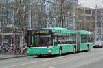 MAN Bus 759 im Einsatz für die wegen einer Baustelle umgeleitete Linie 2. Hier fährt der Bus zur Endstation am Bahnhof SBB. Die Aufnahme stammt vom 24.03.2017.