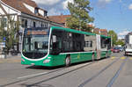 Mercedes Citaro 7004, auf der Linie 38, fährt zur Endstation in Allschwil.