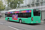 Mercedes Citaro 810, ist an der Herbstmesse als Messe Bus unterwegs.