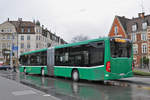 Mercedes Citaro 7055, auf der Linie 31 bedient die Haltestelle Wettsteinplatz. Dieser Bus fährt mehrheitlich nur auf der Linie 50. Die Aufnahme stammt vom 19.01.2018.