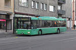 MAN Bus der Margarethen Bus AG (ex 823 der BVB), auf der Linie 38, bedient die Haltestelle Universitätsspital. Die Aufnahme stammt vom 01.01.2020.