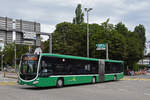 Mercedes Citaro 7002, auf der Linie 36, fährt bei der Haltestelle St. Jakob ein. Die Aufnahme stammt vom 30.06.2021.