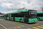 MAN Bus 757 steht am 14.05.2023 auf dem Klybeck Areal.