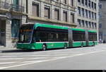 BVB - Hess E-Bus Nr.9104 unterwegs zum Airport am 14.04.2024