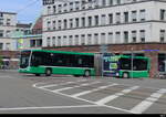 BVB - Mercedes Citaro Nr.7014 unterwegs in den Strassen von Basel am 14.04.2024
