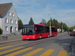 Verstrkung aus Deutschland! Whrend den grossen Baustellen zwischen Morgartenring und Allschwil auf der Linie 6 verkehrt am Abend immer ein Bus von Sdbadenbus.