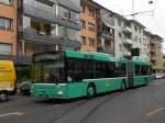 MAN Bus mit der Betriebsnummer 774 auf der Linie 34 beim Kronenplatz in Binningen. Die Aufnahme stammt vom 28.04.2011.