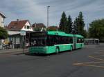MAN Bus mit der Betriebsnummer 765 an der Endhaltestelle in Bottmingen auf der Linie 34. Die Aufnahme stammt vom 09.05.2011.