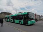 MAN Bus mit der Betriebsnummer 778 auf der Linie 34 auf der Mittleren Rheinbrcke in Basel. Die Aufnahme stammt vom 09.06.2011.