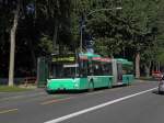 MAN Bus mit der Betriebsnummer 757 auf der Linie 36 fhrt durch die Hochbergerstrasse Richtung Schnaustrasse in Basel.