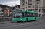 MAN Bus mit der Betriebsnummer 822 auf der Linie 38 berquert die Mittlere Rheinbrcke Richtung Haltestelle Schifflnde. Die Aufnahme stammt vom 13.08.2011.