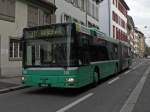 MAN Bus mit der Betriebsnummer 780 auf der Linie 31 fhrt zur Haltestelle Claraplatz.