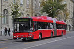 Volvo Bus 808, auf der Linie 10, fährt durch die Bundesgasse. Die Aufnahme stammt vom 08.11.2012.
