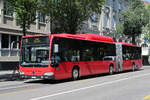 Mercedes Citaro 857, auf der Linie 10, fährt am 20.07.2023 durch die Bundesgasse.