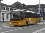 Postauto - Irisbusss Crosway  SO 20031 vor dem Bahnhof Solothurn am 25.01.2014