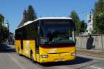 Post-Auto-Linie Solothurn HB-Balm-Oberbalmberg. Einer der neuen IRIS-Bussen bei Solothurn am 4. Juni 2015.
Foto: Walter Ruetsch