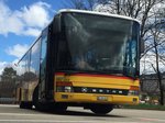 Setra 315 NF am 16.4.16 beim Bhf Le Locle.