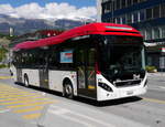 Ortsbus Sion / Postauto - Volvo 7900 Hybrid  Nr.77  VS  459800 unterwegs auf der Linie 2 in Sion am 05.05.2017
