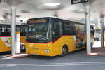 Postauto/PU Bus-trans VS 97000 (Iveco IrisbusCrossway 10.8) am 8.7.2020 beim Bhf. Visp
