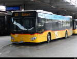 Postauto - Mercedes Citaro  AG 381799 in Brugg beim Bahnhof am 17.04.2023