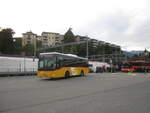 Postatuo/Regie Lugano TI 339 219/PAG-ID: 11436 (Iveco Irisbus Crossway 10.8LE) am 26.9.2022 beim Bhf. Lugano