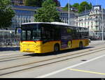 Postauto - Volvo 8900  SG  443902 mit Teil Werbung TG 5826 in St. Gallen am 2024.05.10