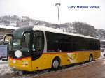 Neues Postauto von der Postregie in Chur, am 12. Januar in Bellinzona TI