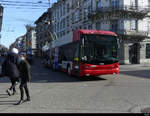 Stadtbus Winterthur - Hess Trolleybus Nr.110 unterwegs in Winterthur am 05.02.2021