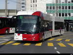 tpf - Hess Trolleybus Nr.6609  FR 301549 unterwegs in der Stadt Freiburg am 18.02.2023
