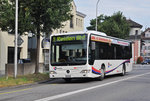 Mercedes Citaro AG 389 222, auf der Linie 8 , durchfährt die Haltestelle Oberer Stadteingang. Die Aufnahme stammt vom 10.08.2016.