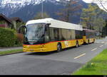 Postauto - Hess  BE  474560 mit Anhänger in Interlaken als Bahnersatz für die BOB auf den Linien Interlaken - Grindelwald / Interlaken - Lauterbrunnen am 22.04.2023